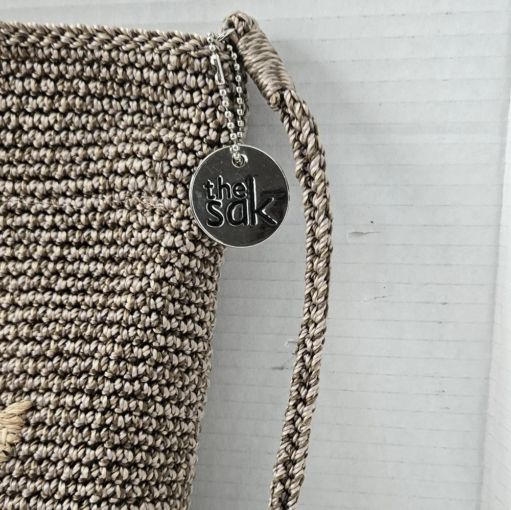 The Sak Linden Crochet Lotus Convertible‎ Crossbody Bag - Picture 2 of 8